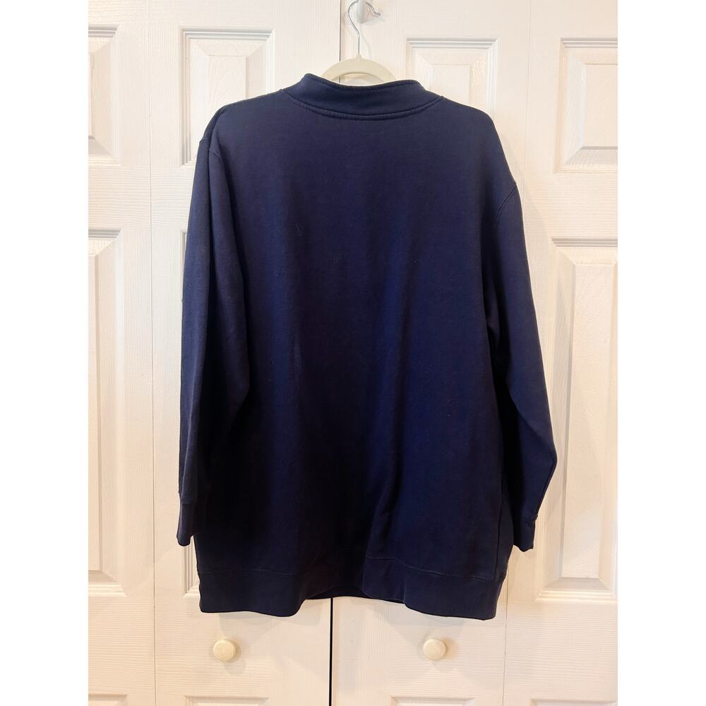 Colosseum Men's Notre Dame Big and Tall Quarter-Zip Jacket Size 1XT - Picture 3 of 6